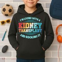 Kidney Transplant Organ Donor Transplantation Recipient Kids Hoodie thumb 2