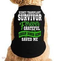 Kidney Transplant Organ Recipient Survivor Gift Doggie Tank thumb 0