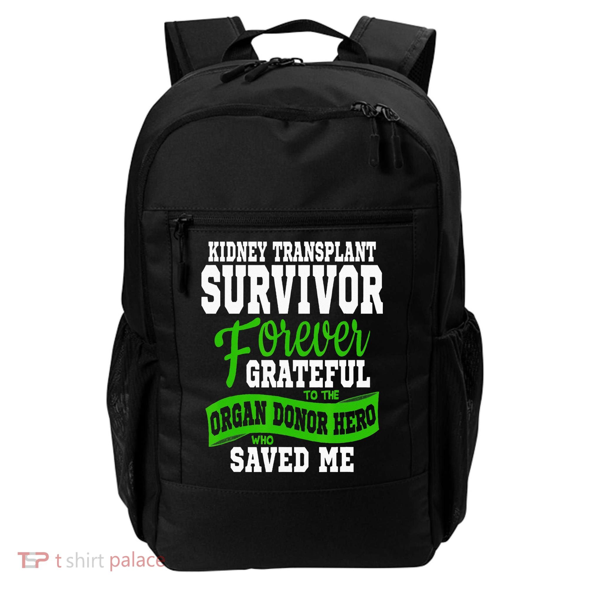 Kidney Transplant Organ Recipient Survivor Gift Backpack