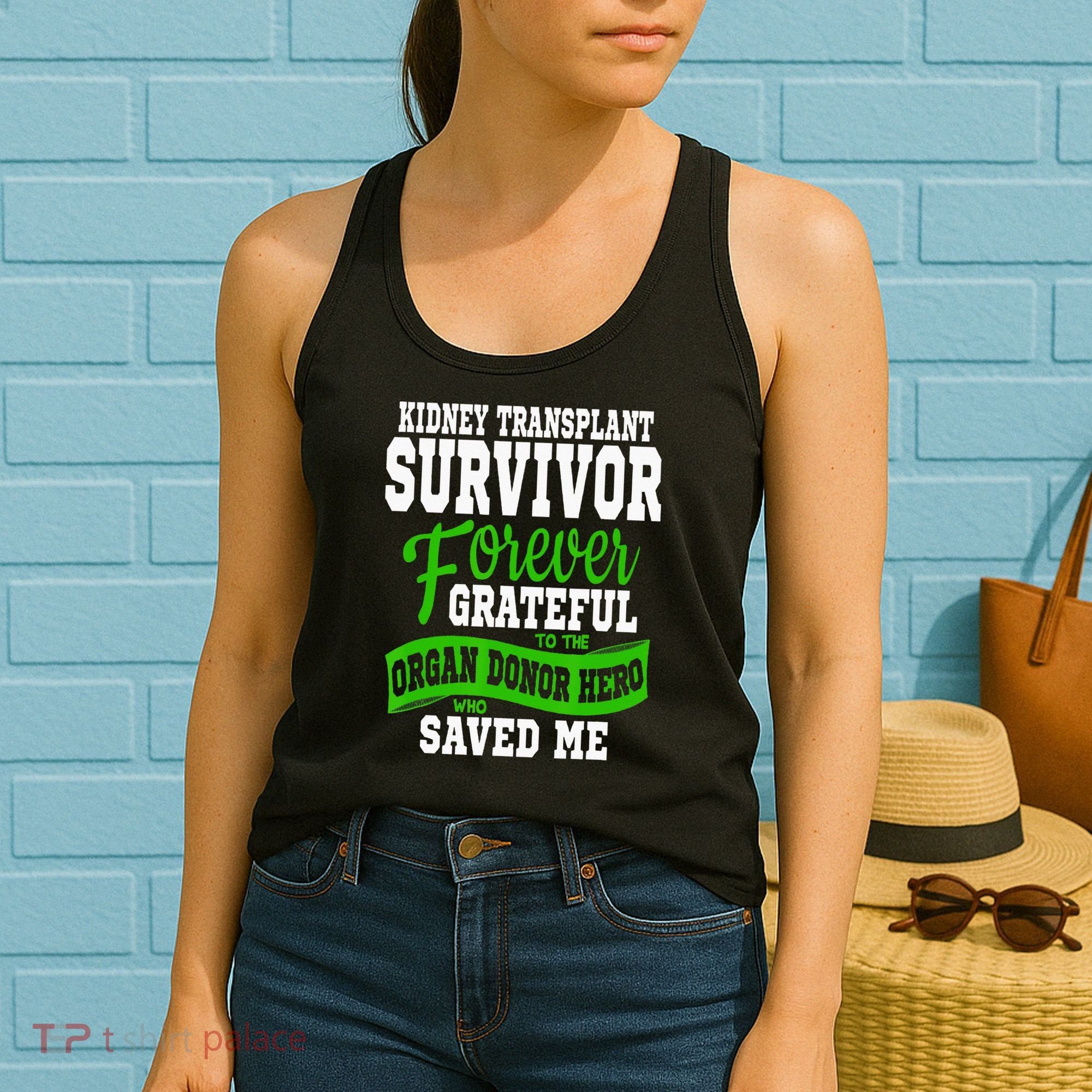 Kidney Transplant Organ Recipient Survivor Gift Women's Tank Top