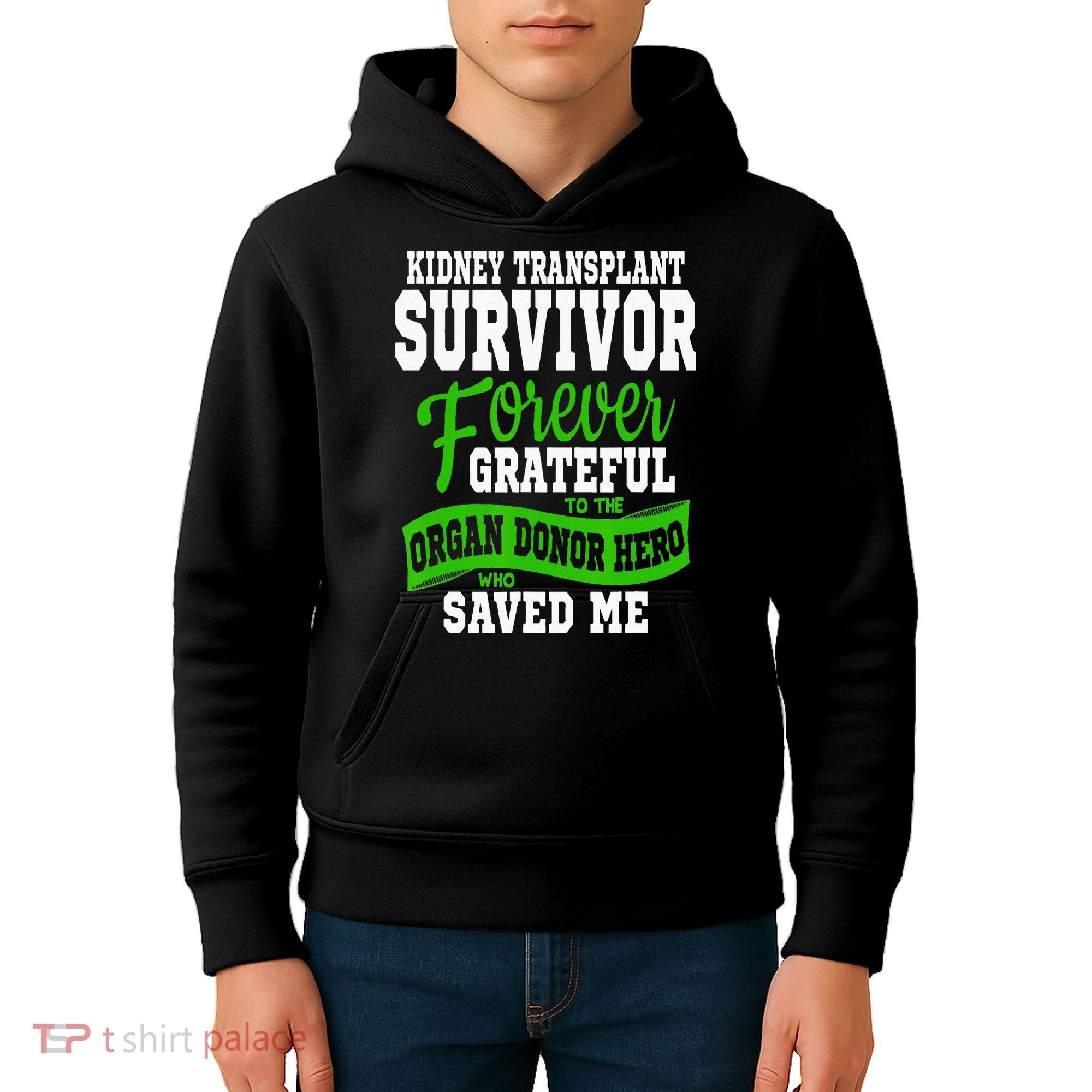 Kidney Transplant Organ Recipient Survivor Gift Kids Hoodie