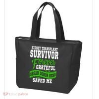 Kidney Transplant Organ Recipient Survivor Gift Tote Bag thumb 3