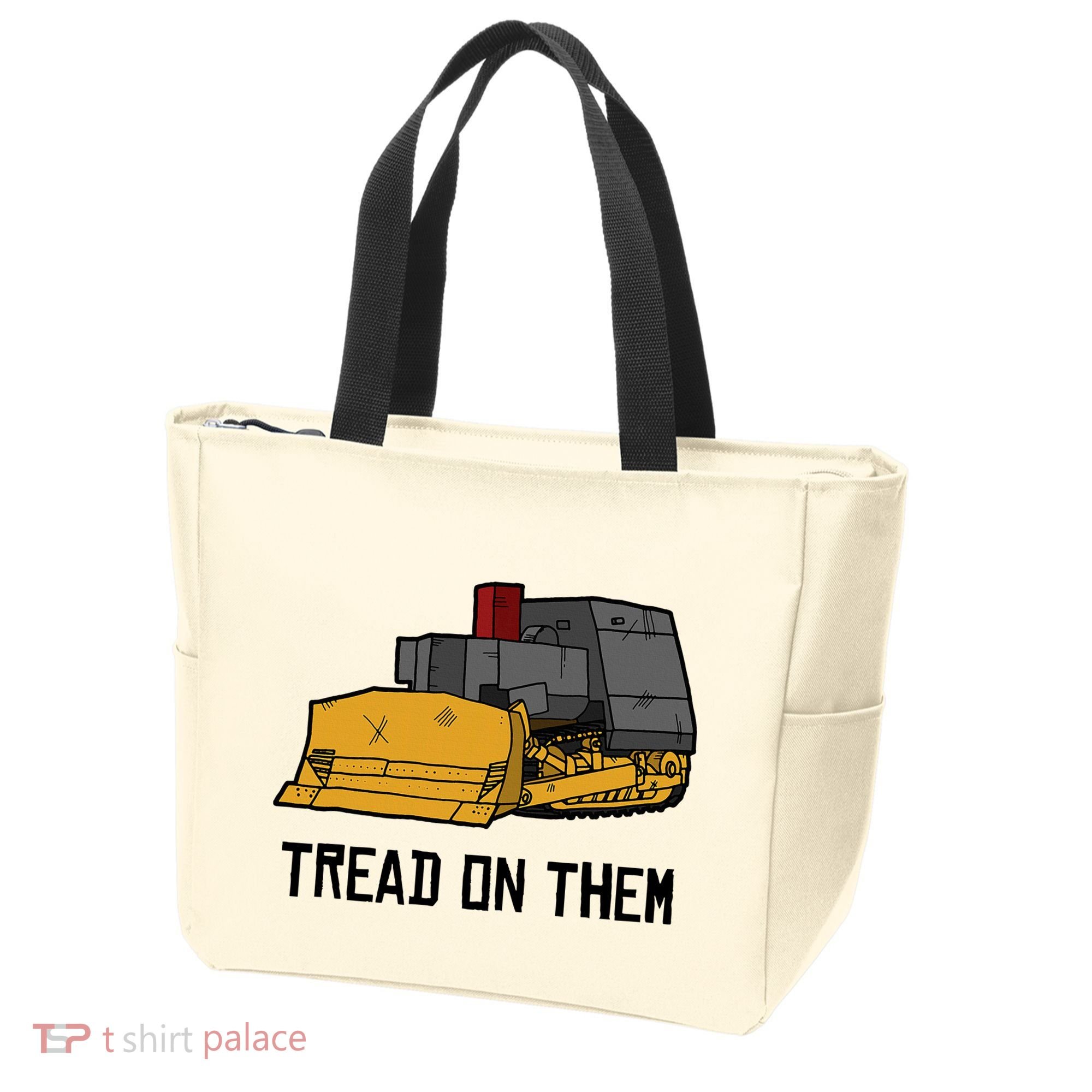 Killdozer Tread On Them Modified Bulldozer Tank Tote Bag