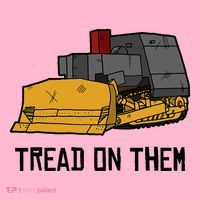 Killdozer Tread On Them Modified Bulldozer Tank Baby Long Sleeve Bodysuit thumb 2