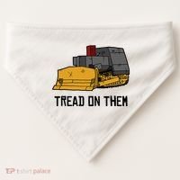 Killdozer Tread On Them Modified Bulldozer Tank USA-Made Doggie Bandana thumb 0