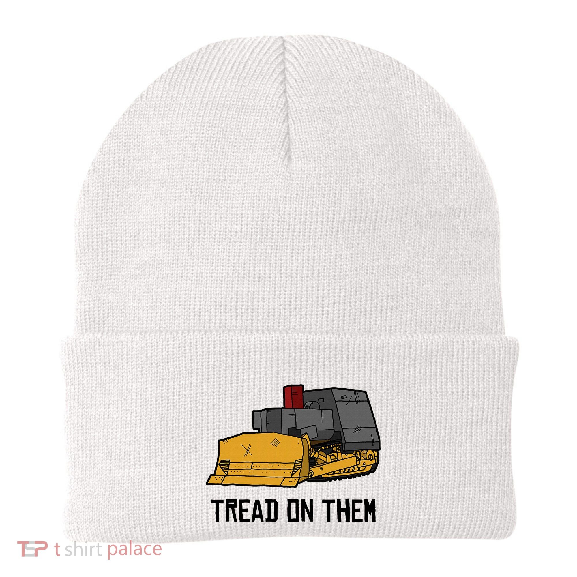 Killdozer Tread On Them Modified Bulldozer Tank Beanie
