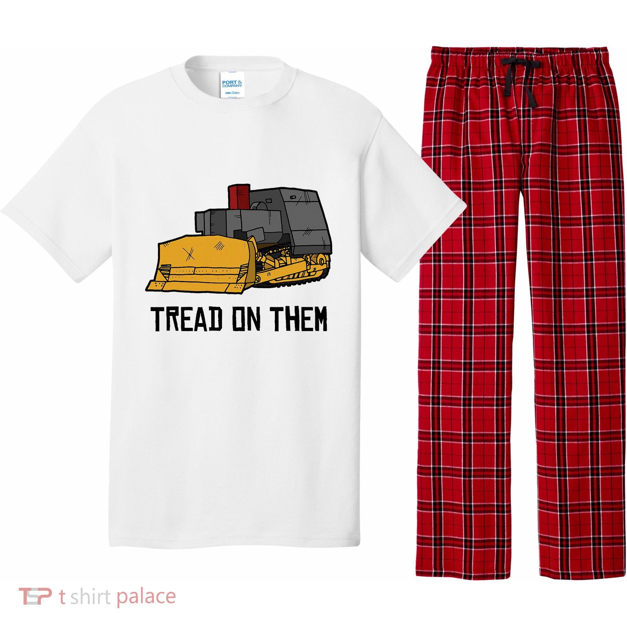 Killdozer Tread On Them Modified Bulldozer Tank Pajama Set