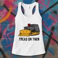 Killdozer Tread On Them Modified Bulldozer Tank Women's Tank Top thumb 3