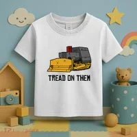 Killdozer Tread On Them Modified Bulldozer Tank Toddler T-Shirt thumb 3