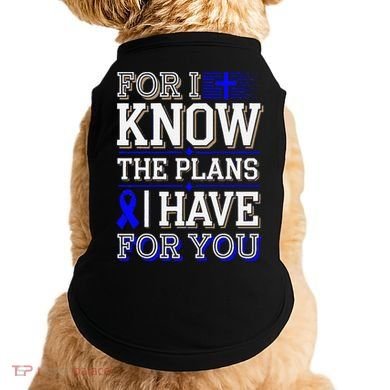 Know The Plans For You Juvenile Arthritis Awareness Doggie Tank