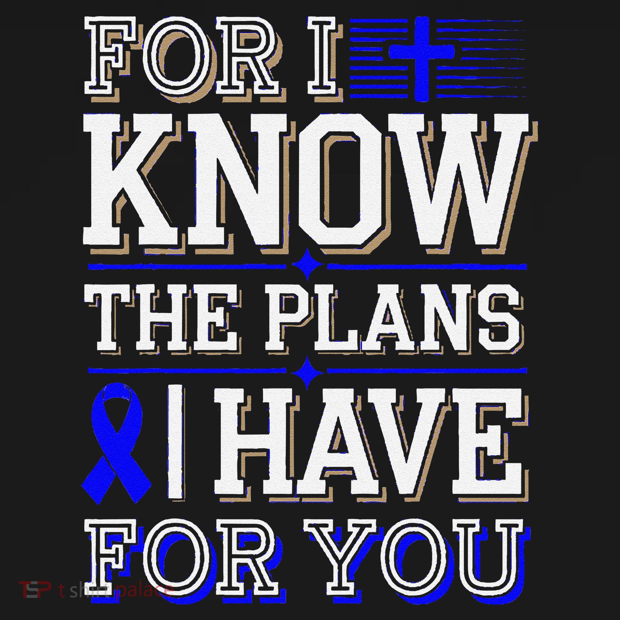 Know The Plans For You Juvenile Arthritis Awareness Doggie Tank