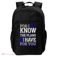 Know The Plans For You Juvenile Arthritis Awareness Backpack thumb 0