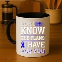 Know The Plans For You Juvenile Arthritis Awareness Coffee Mug thumb 4