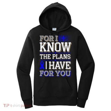 Know The Plans For You Juvenile Arthritis Awareness Women's Hoodie