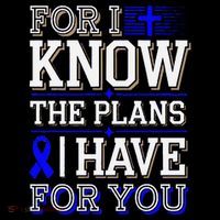 Know The Plans For You Juvenile Arthritis Awareness Ornament thumb 1