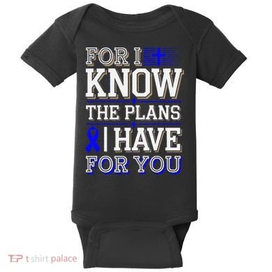 Know The Plans For You Juvenile Arthritis Awareness Baby Bodysuit