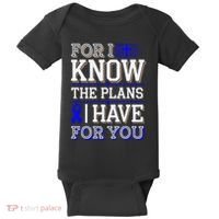 Know The Plans For You Juvenile Arthritis Awareness Baby Bodysuit thumb 0