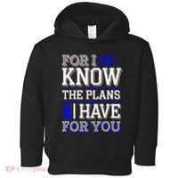 Know The Plans For You Juvenile Arthritis Awareness Toddler Hoodie thumb 0
