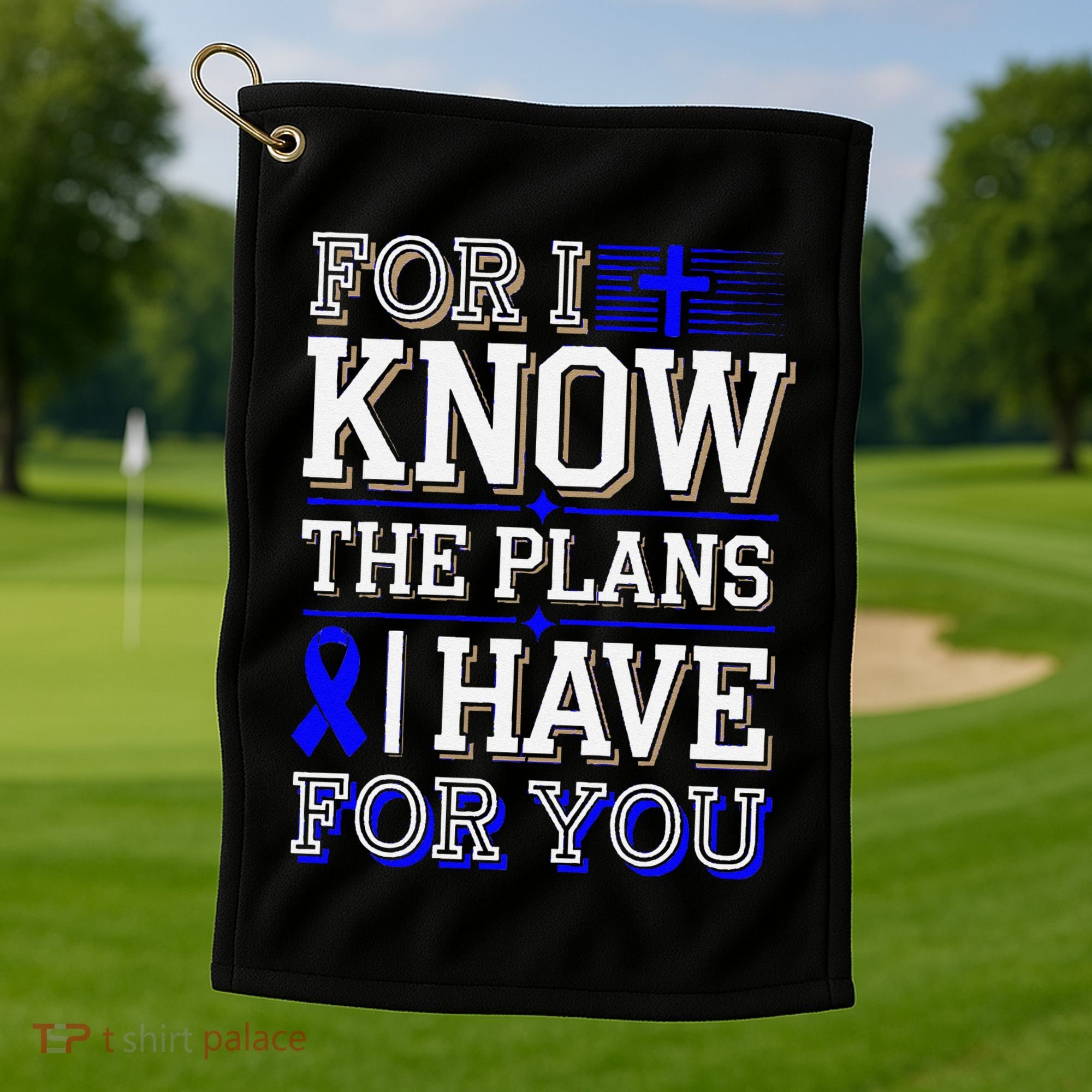 Know The Plans For You Juvenile Arthritis Awareness Golf Towel