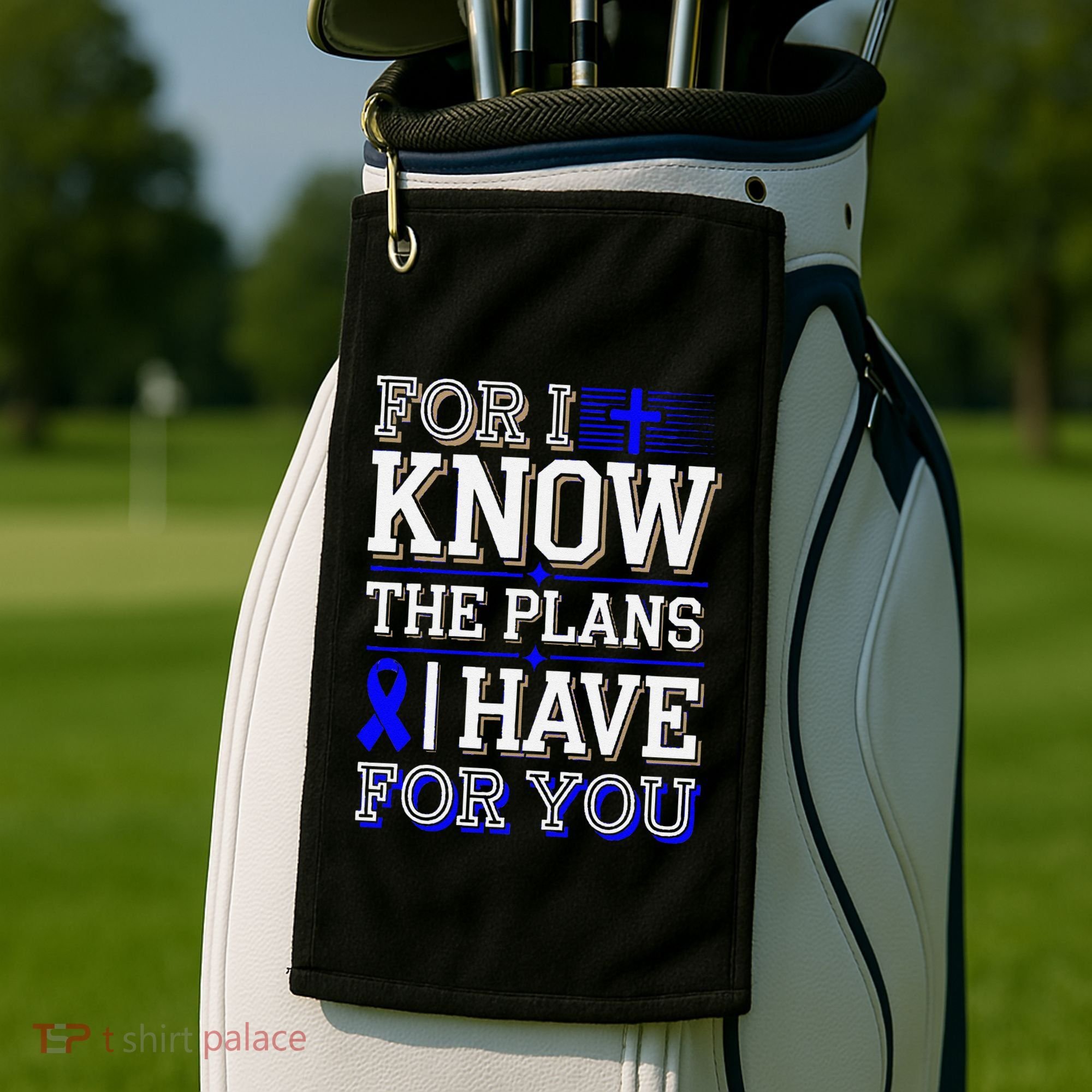 Know The Plans For You Juvenile Arthritis Awareness Golf Towel