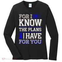 Know The Plans For You Juvenile Arthritis Awareness Women's Long Sleeve Shirt thumb 0