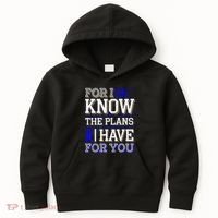 Know The Plans For You Juvenile Arthritis Awareness Kids Hoodie thumb 0
