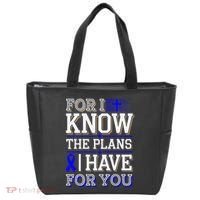 Know The Plans For You Juvenile Arthritis Awareness Tote Bag thumb 0