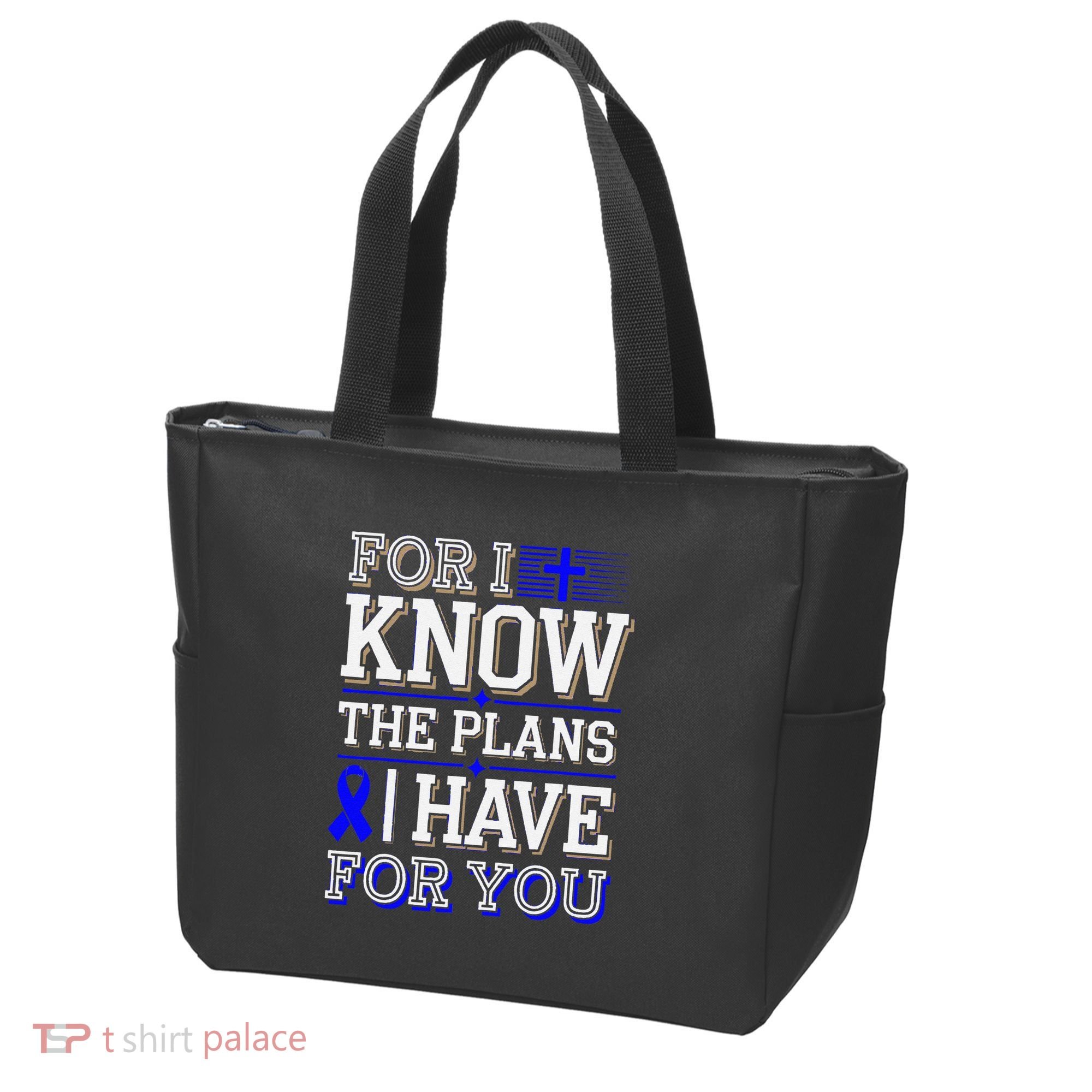 Know The Plans For You Juvenile Arthritis Awareness Tote Bag