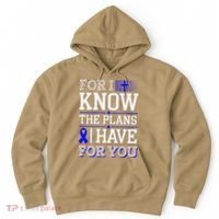 Know The Plans For You Juvenile Arthritis Awareness Hoodie thumb 0
