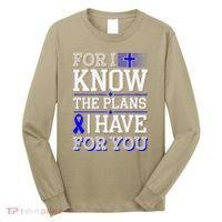 Know The Plans For You Juvenile Arthritis Awareness Long Sleeve Shirt thumb 0