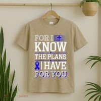 Know The Plans For You Juvenile Arthritis Awareness T-Shirt thumb 2