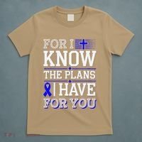 Know The Plans For You Juvenile Arthritis Awareness T-Shirt thumb 5
