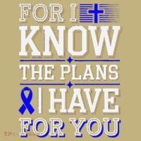 Know The Plans For You Juvenile Arthritis Awareness Button thumb 1