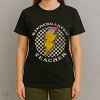 Kindergarten Teacher Retro Kinder Crew Back To School T-Shirt thumb 4