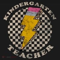 Kindergarten Teacher Retro Kinder Crew Back To School Pajama Set thumb 2