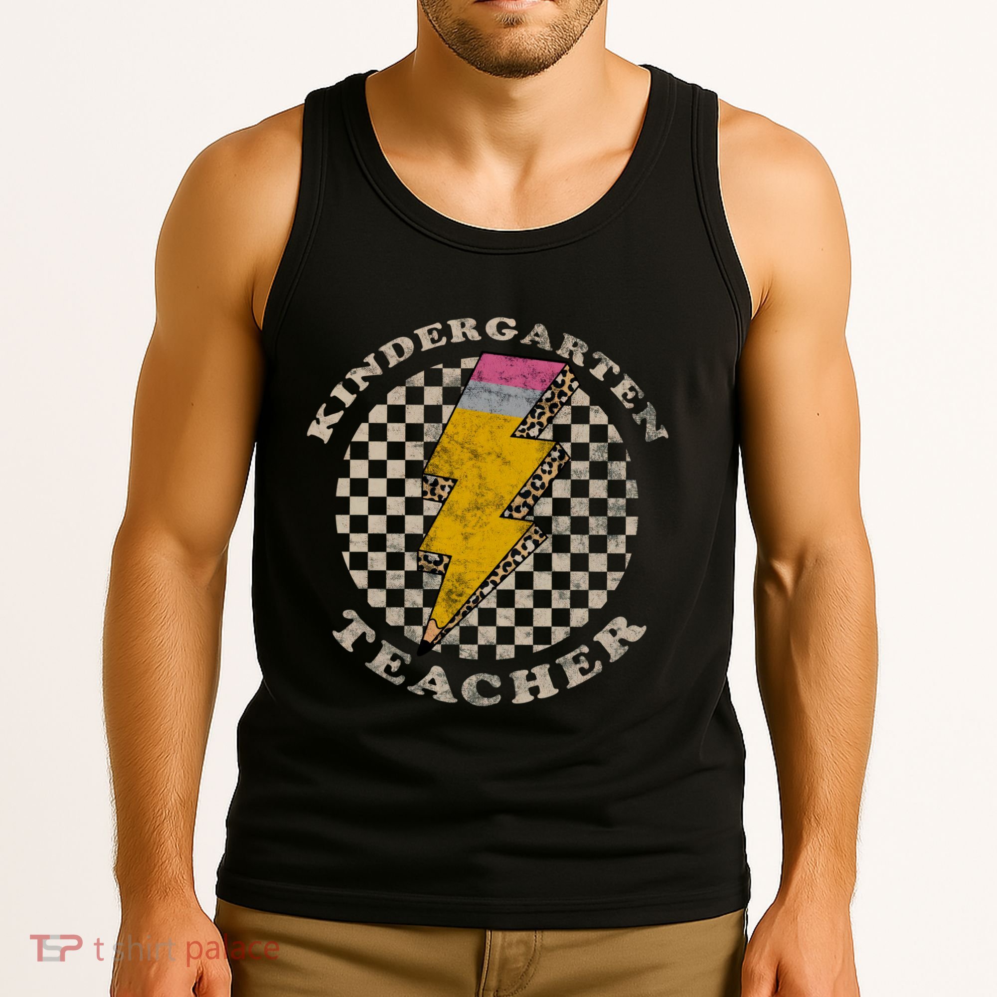 Kindergarten Teacher Retro Kinder Crew Back To School Tank Top
