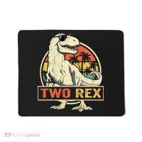 Kids Two Rex 2nd Birthday Gift Second Dinosaur 2 Year Old Mousepad thumb 0
