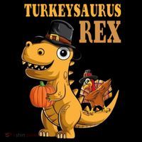 Kids Turkeysaurus Rex Turkey Dino Thanksgiving Coffee Mug thumb 5