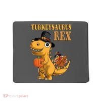 Kids Turkeysaurus Rex Turkey Dino Thanksgiving Mousepad thumb 0