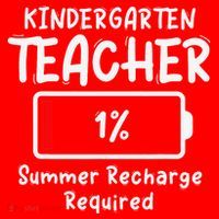 Kindergarten Teacher-Summer Recharge Required Funny Last Santa Hat thumb 1