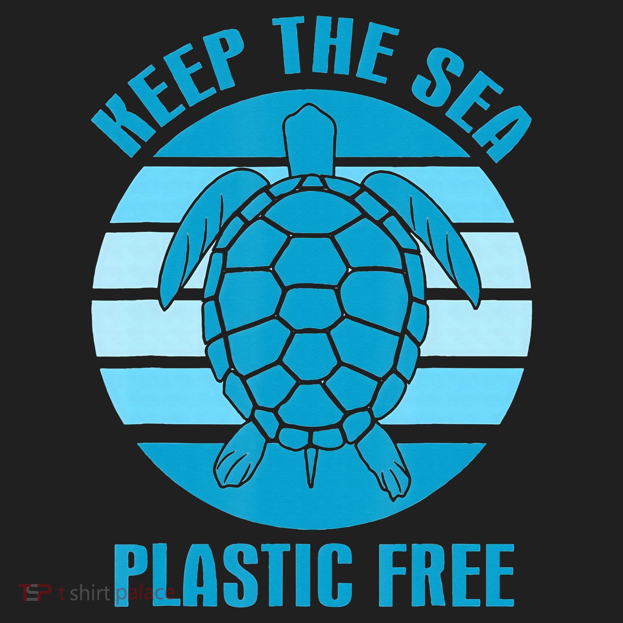 Keep The Sea Plastic Free Turtle Earth Day Beanie