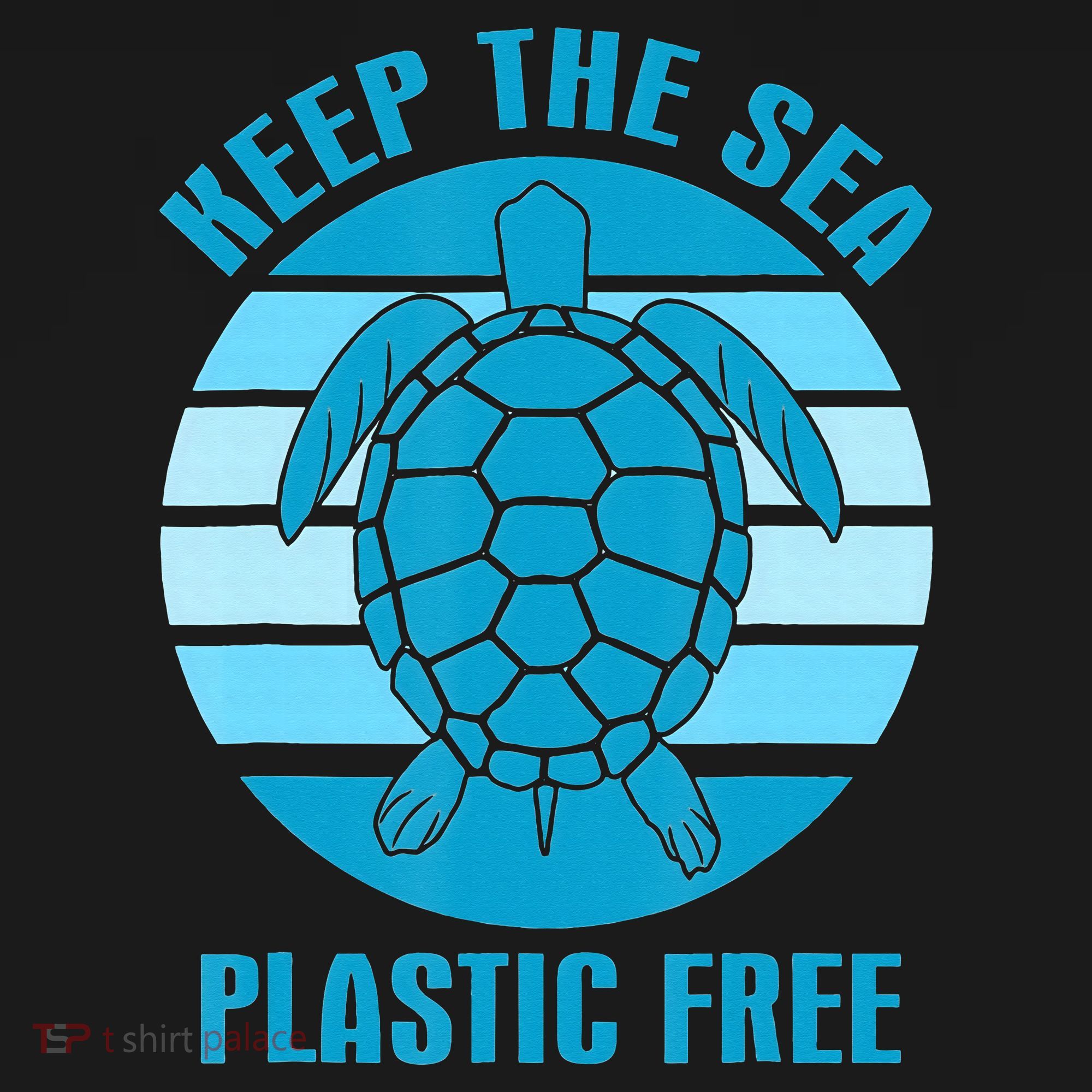 Keep The Sea Plastic Free Turtle Earth Day Ladies Essential Flowy Tank