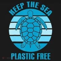 Keep The Sea Plastic Free Turtle Earth Day Toddler Hoodie thumb 2