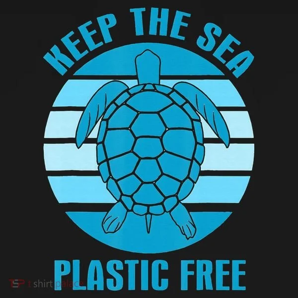 Keep The Sea Plastic Free Turtle Earth Day Women's T-Shirt