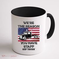 Keep Truckin Staff USA Coffee Mug thumb 1