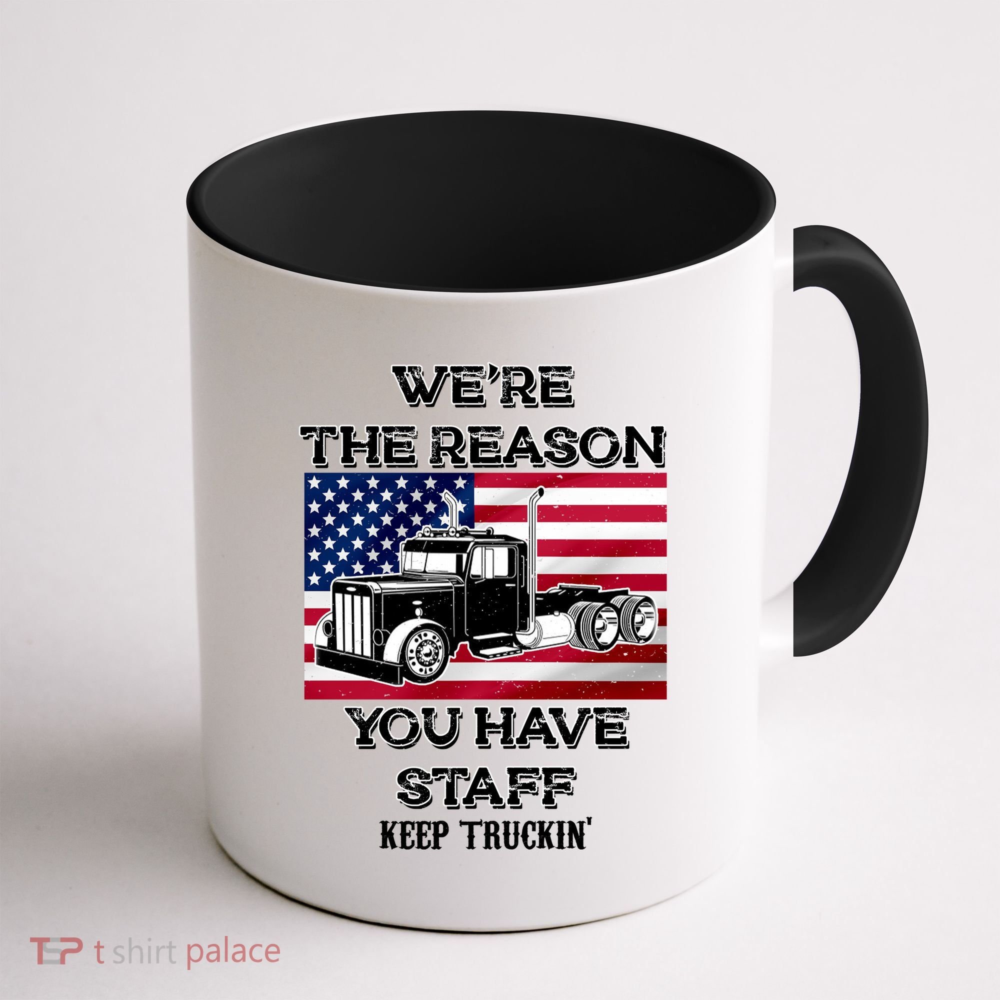 Keep Truckin Staff USA Coffee Mug