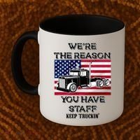 Keep Truckin Staff USA Coffee Mug thumb 2