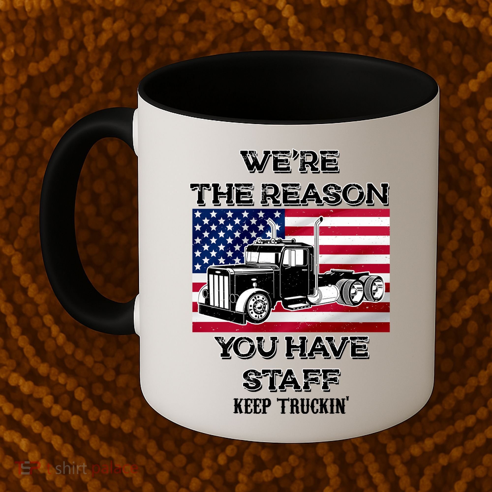 Keep Truckin Staff USA Coffee Mug