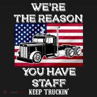 Keep Truckin Staff USA Ornament thumb 1