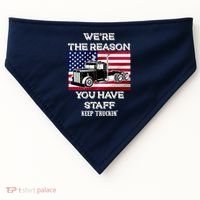 Keep Truckin Staff USA USA-Made Doggie Bandana thumb 0